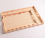 Японская универсальная деревянная фруктовая обеденная тарелка из натурального дерева