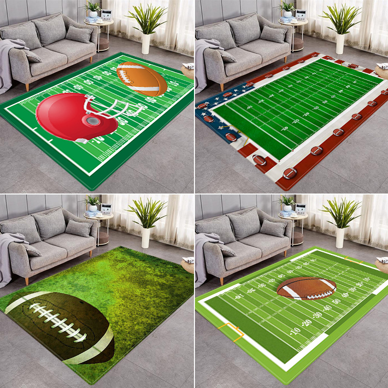 跨境专供现代简约3D印花艺术地毯办公室酒店地毯卧室满铺加厚地垫