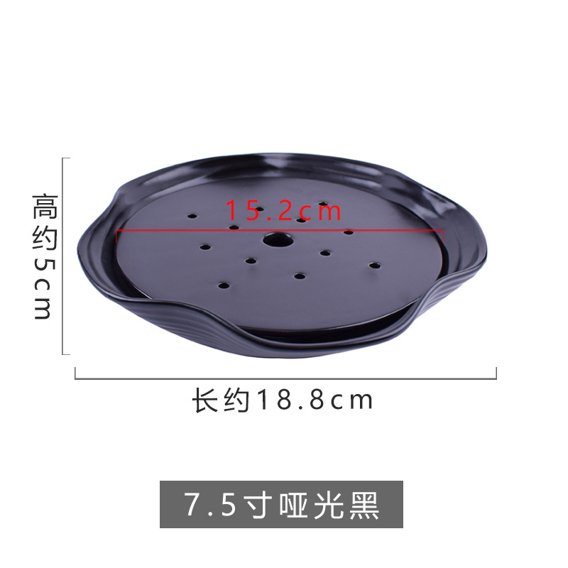 7.5inch 매트 블랙 아이스 트레이