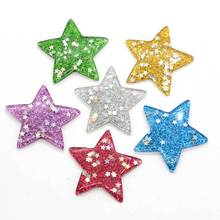 闪粉五角星 diy树脂饰品配件 手机壳美容装饰 文具盒冰箱贴材料