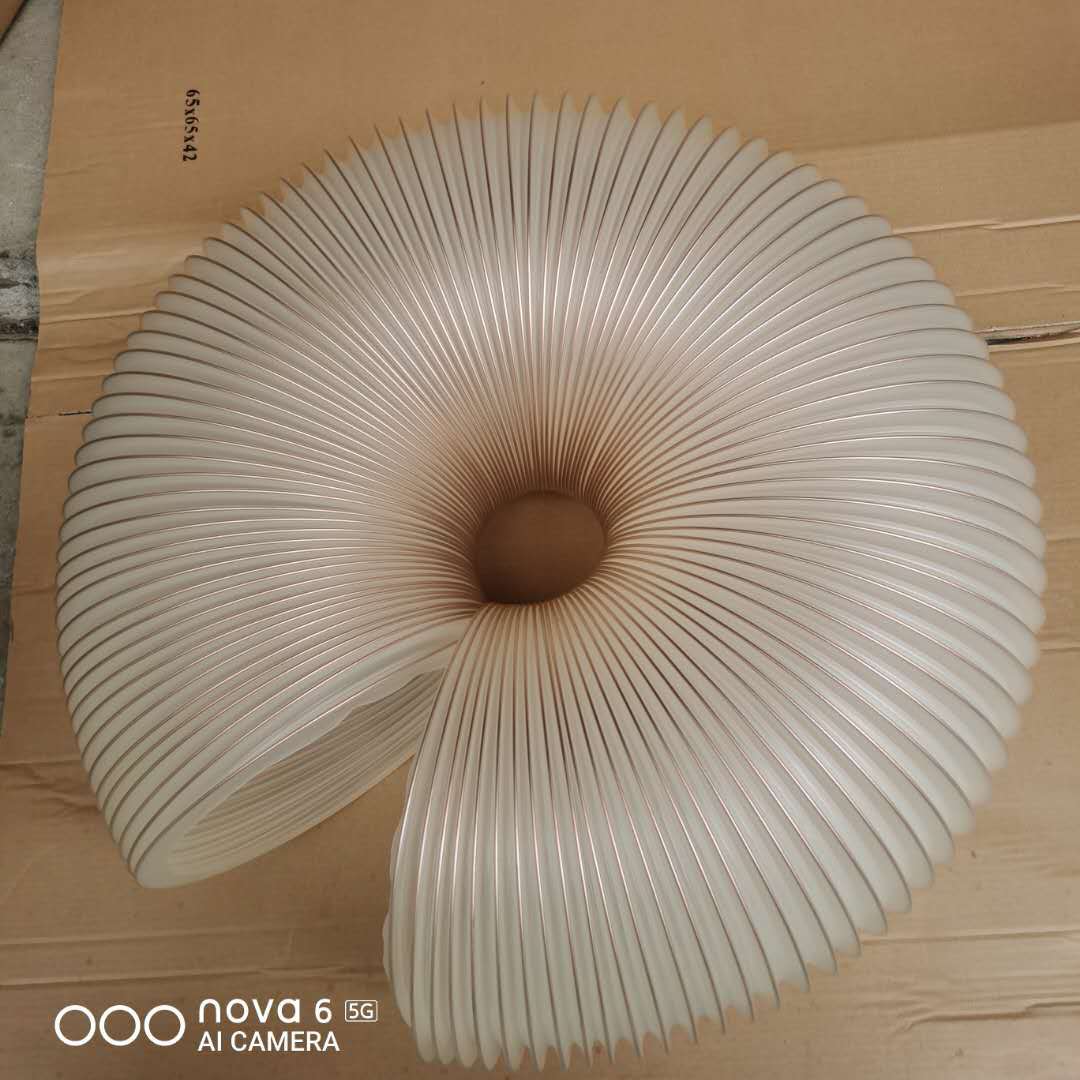 大量供应吸尘管 pu耐磨钢丝管 木工木屑吸尘管 耐磨钢丝管 抗老化