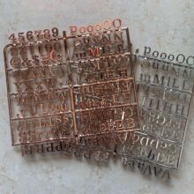 亚马逊字母板 英文字母板 字母板毛毡留言板毛毡字母板玫瑰金字母