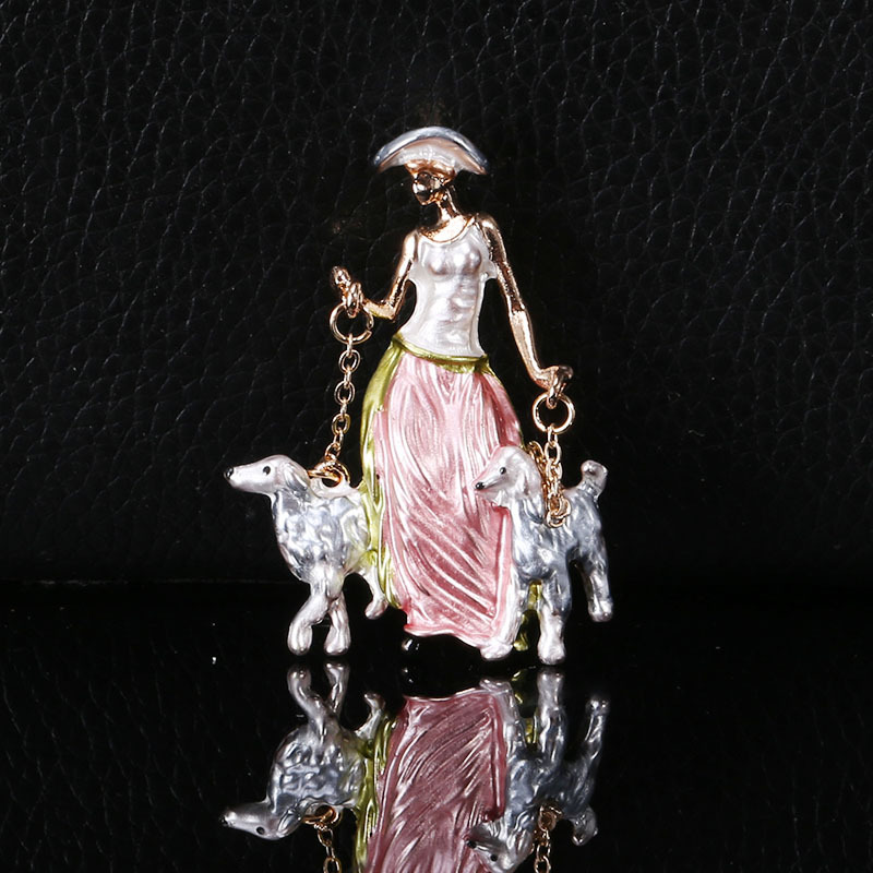 14g Weight Brooches Classification Anniversary, Business Occasion Alloy Material Cartoon Character Pattern Women's Gender Korean Style Style Korean Style Pin Cartoon Character Alloy Women's Brooches 5