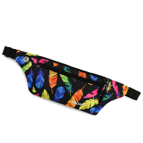 Small bag, close-fitting sports waist bag, men's and women's running fitness mobile phone waist bag, nylon simple blade bag, cross-border wholesale