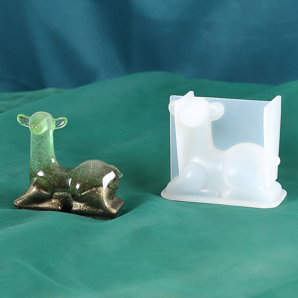斯可diy水晶滴胶硅胶小鹿鹿角树杈镜面鹿角手工摆台硅胶模具优惠