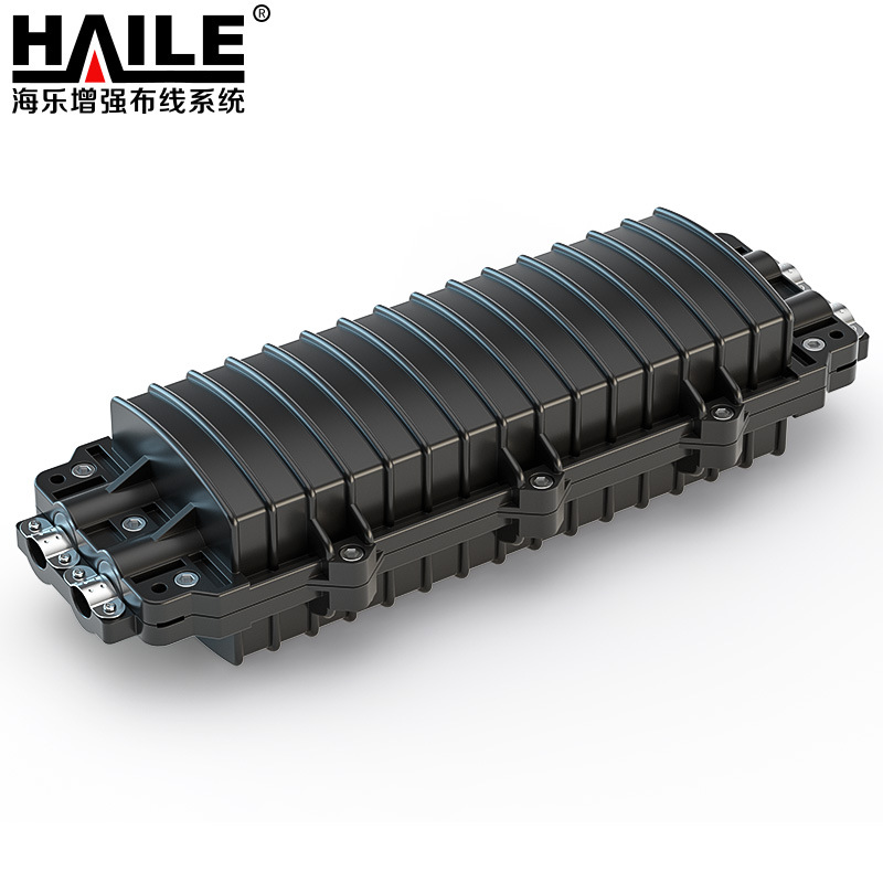 2进2出卧式光缆接头盒24芯熔接包光纤接续盒室外防水