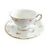 Afternoon tea, cup, coffee ceramics, flavored tea, set, floral print