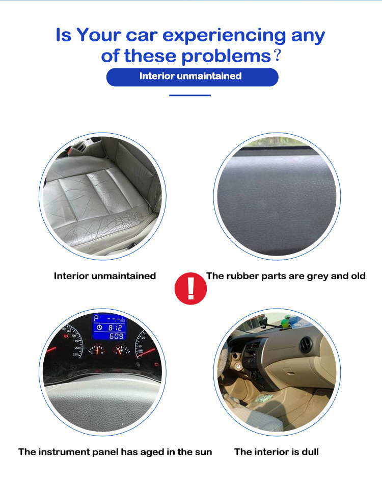 Car interior leather polishing protective agent care agent beauty renovation agent maintenance wax Amazon foreign trade
