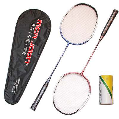 Ultra light attacking type carbon fibre Badminton racket adult Junior level train suit Sporting Goods wholesale