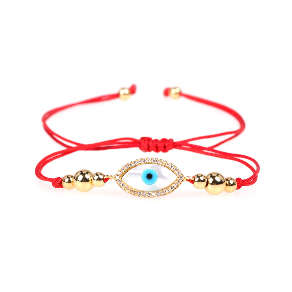 Hot Sale Red Rope Bracelet Fatima Woven Bracelet Cross Border Jewelry Devil Eye Bracelet Wholesale display picture 12