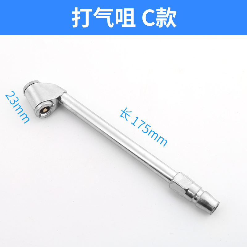 Neumático inflable boquilla neumático de coche inflable conector bicicleta motocicleta bomba de aire inflar con manómetro