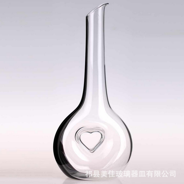 Glass design crystal artificial wine decanter