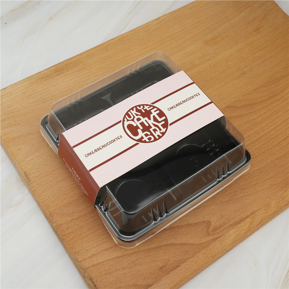 Caja de embalaje de huevo crisp, cuatro cuadrados de nieve, carne, pino de cáscara, patata de marismes, plástico transparente horneado, caja de embalaje de punto oeste image 16