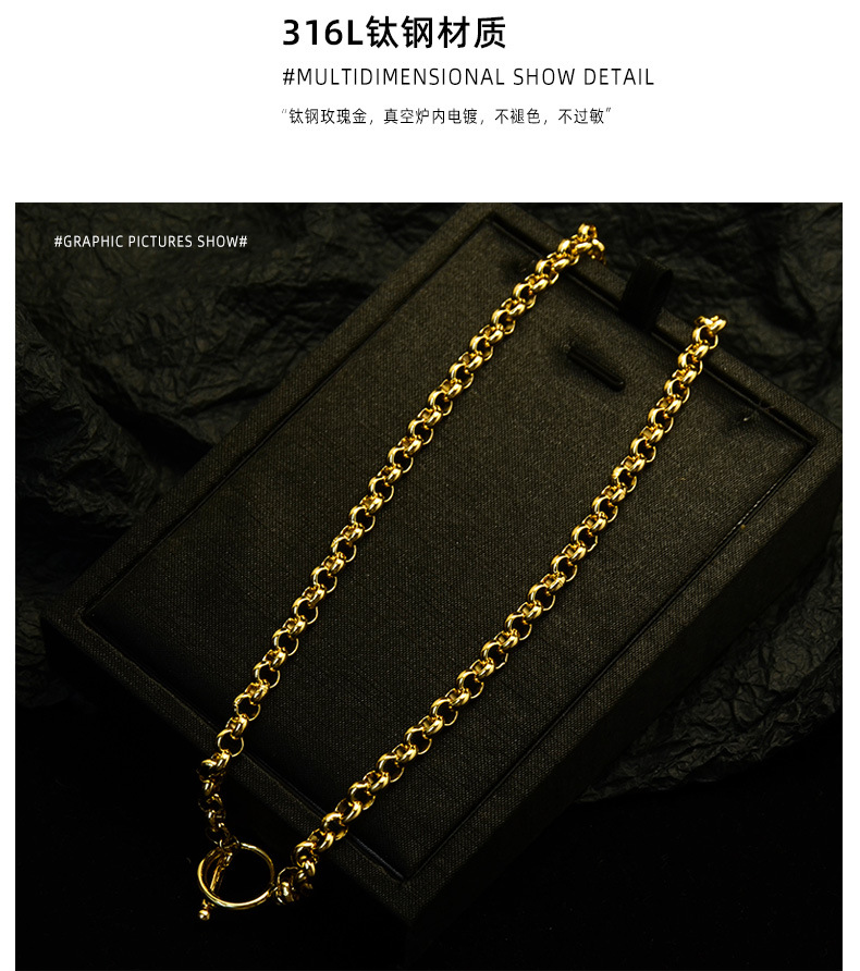 Mode Übertrieben Ot Schnalle Schlüsselbein Frauen Halskette display picture 10