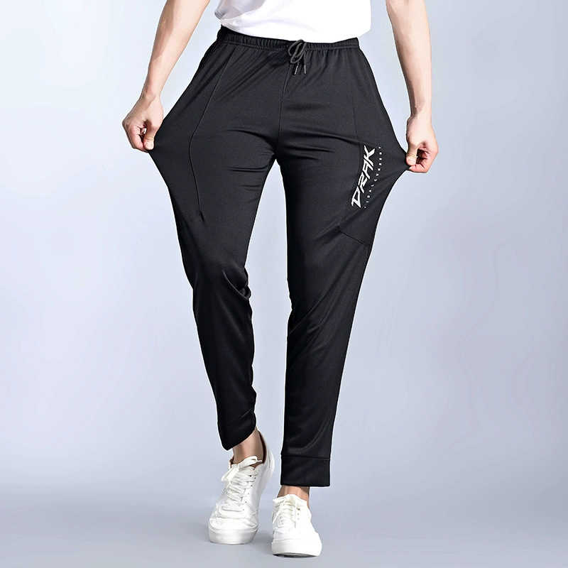 Летние спортивные мужские спортивные повседневные футбольные штаны Свободные штаны до щиколотки