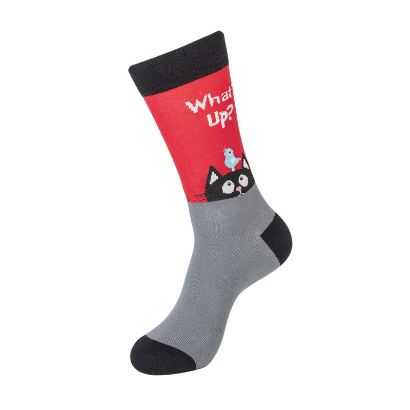 65g Weight Socks Classification Socks Lingerie Type Cotton (more than 50%) Fabric Type A Pair Quantity Casual, Daily Occasion Animal, Color Block Pattern All Seasons Season Unisex Gender Cute Style A Pair Cute Unisex Animal Color Block Cotton (more Than 50%) Crew Socks 27