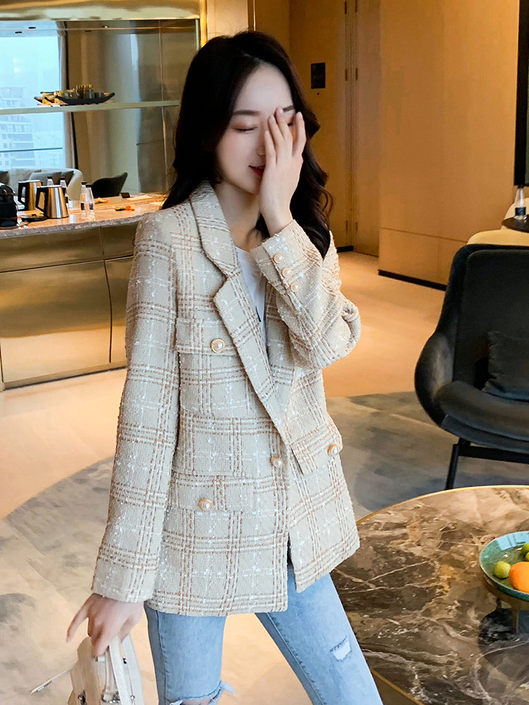E3693 1590K ÁO VEST NỮ TEMTDEI VEST KẺ CARO MÙA XUÂN THU ĐÔNG PHONG CÁCH HÀN QUỐC HỌA TIẾT HOA THỜI TRANG NỮ G04 SẢN PHẨM MỚI