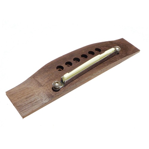 Folk guitar bridge adjustment and heightening tool (silver/black)