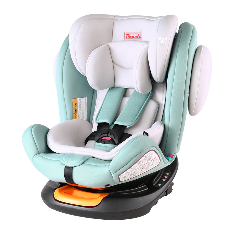 Pouch chair 360 rotate children baby Car Seat ISO < font color = red > FIX < /font >Interface Automotive 0-12 year