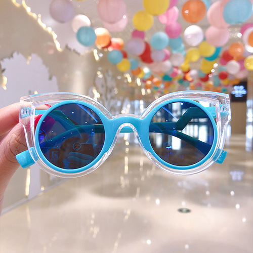 Children's sunglasses, cute sunglasses, sun protection polarized glasses, baby personalized boys and girls, trendy cartoon toy sun visor