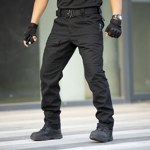 Archon Reverse Blade Tactical Pants Men's Loose Military Fan Multi-Pocket Waterproof Stretch Outdoor Overalls Spring and Autumn Training Pants