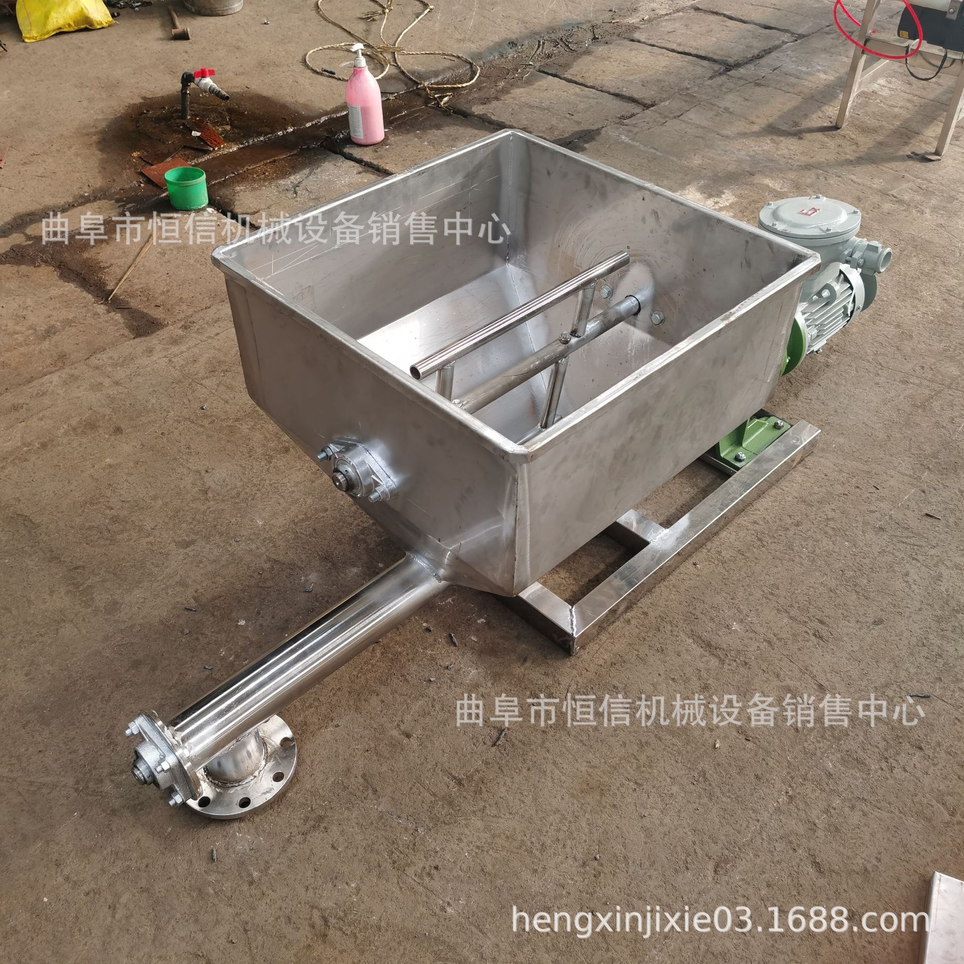 304不锈钢药粉药末螺旋输送机 不锈钢方解石干粉变频喂料机厂家