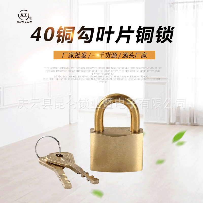 40 мм медный замок лопастной замок Электрический счетчик замок заправочной станции замок масляного бака замок из чистой меди замок KUNLUN взрывозащищенный замок
