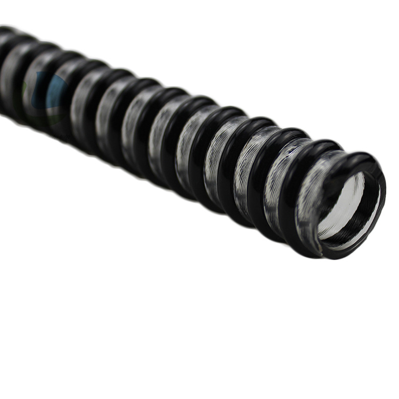 塑筋螺旋软管 PVC塑料波纹管 塑筋增强管 透明PVC塑筋软管 物料管