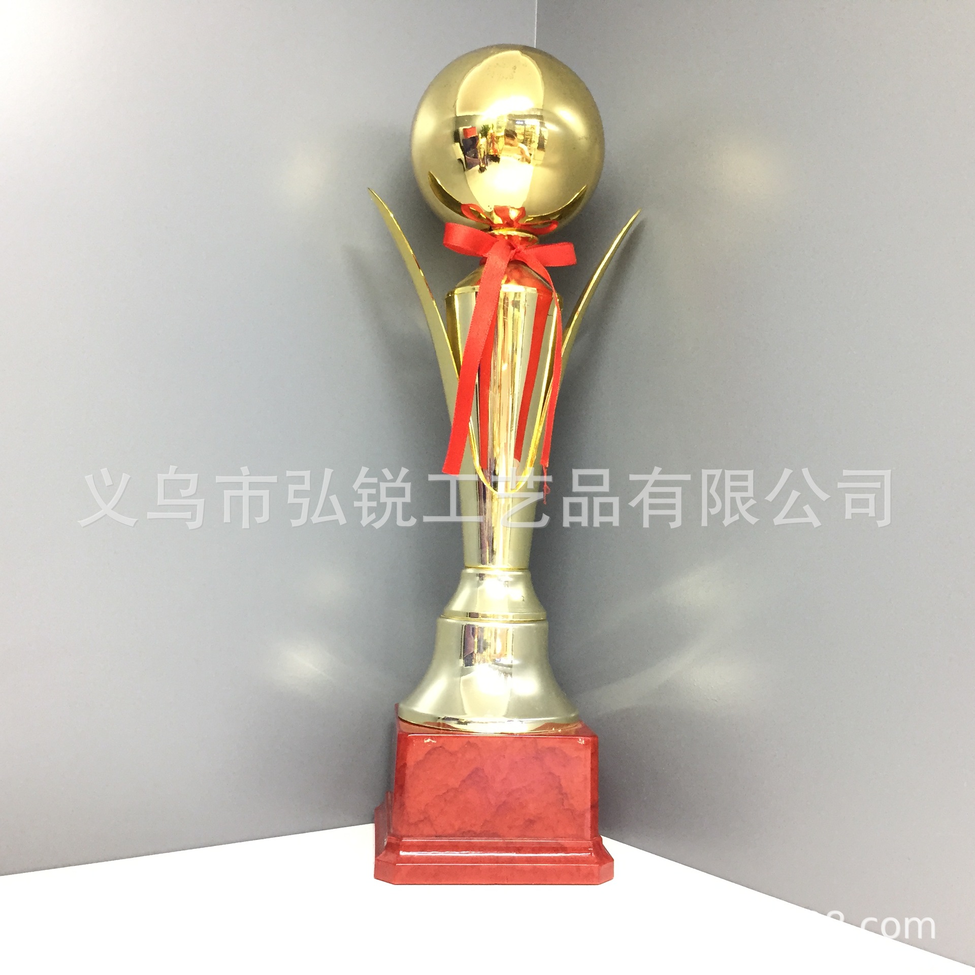 热销批光面球塑料奖杯运动体育比赛学生奖品纪念颁奖励创意可定制logo详情图4