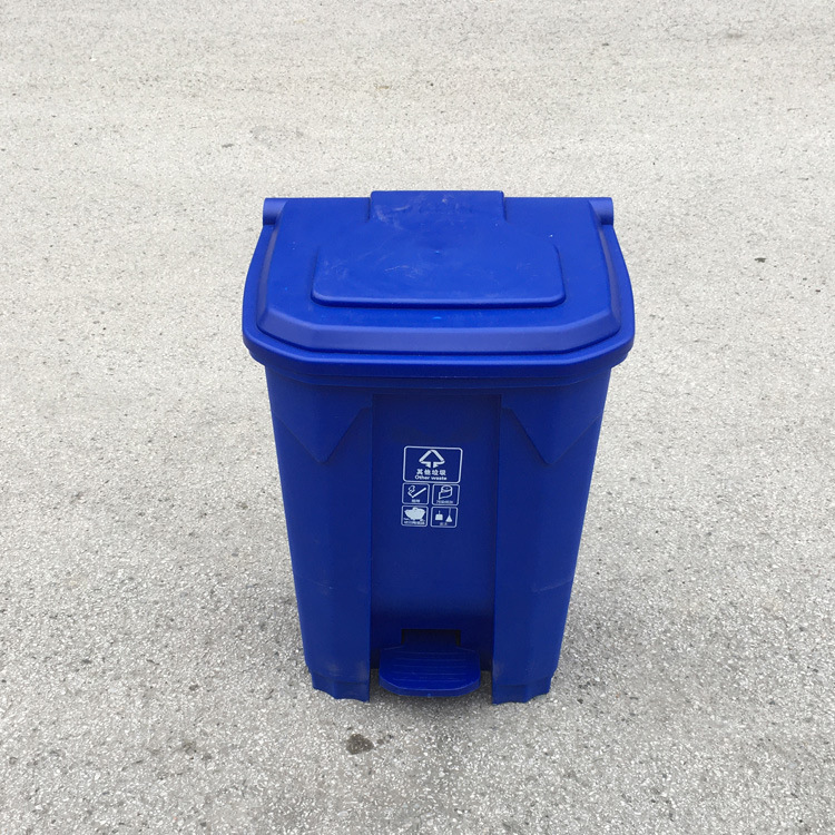 供应80L脚脚踏垃圾桶 分类环卫垃圾桶 厂内环卫颜色齐全规格齐全