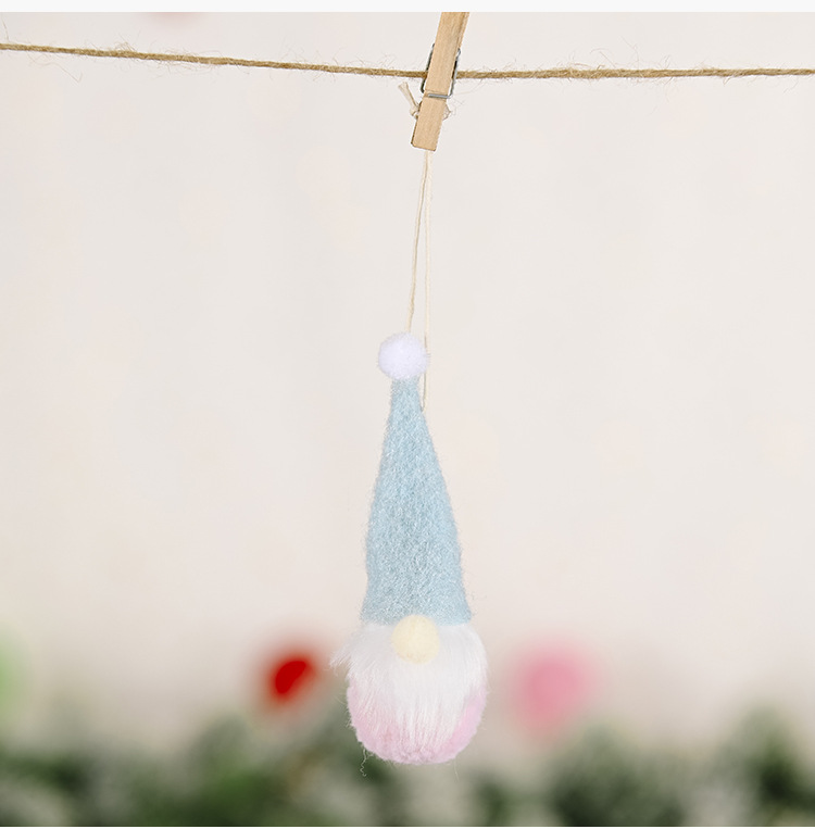 Forest Elderly Felt Pendant Christmas Decorations display picture 7