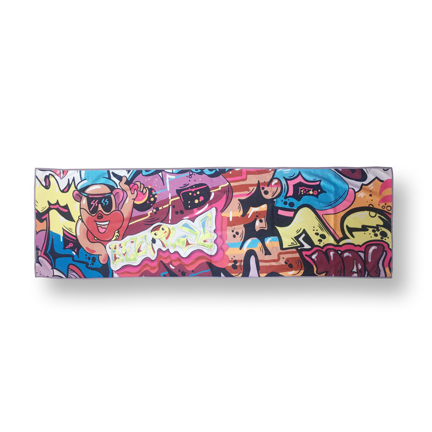 运动健身冰感巾批发外单马逊厂家 冰丝跨境运动冷感毛巾直供