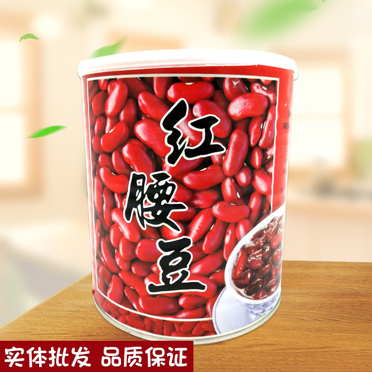 3200g名忠红腰豆罐头 开罐即食加糖大红芸豆红豆罐头奶茶甜品原料