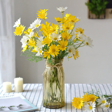 仿真洋甘菊波斯菊仿真小雏菊一支5朵花仿真野菊花装饰花