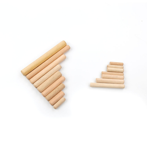 Round wooden plugs, twill wooden nails, wedges, wooden pegs, furniture connectors, multi-specification solid wood tenon rod cabinet accessories