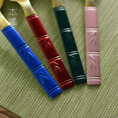 Brass tea spoon tea spoon tea shovel tea spoon metal tea art tea ceremony six gentlemen kung fu tea set accessories spare parts