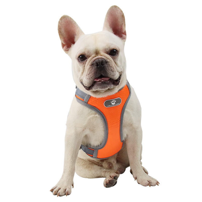 New Mesh Breathable Vest Type Reflective Big Dog Chest Harness display picture 13