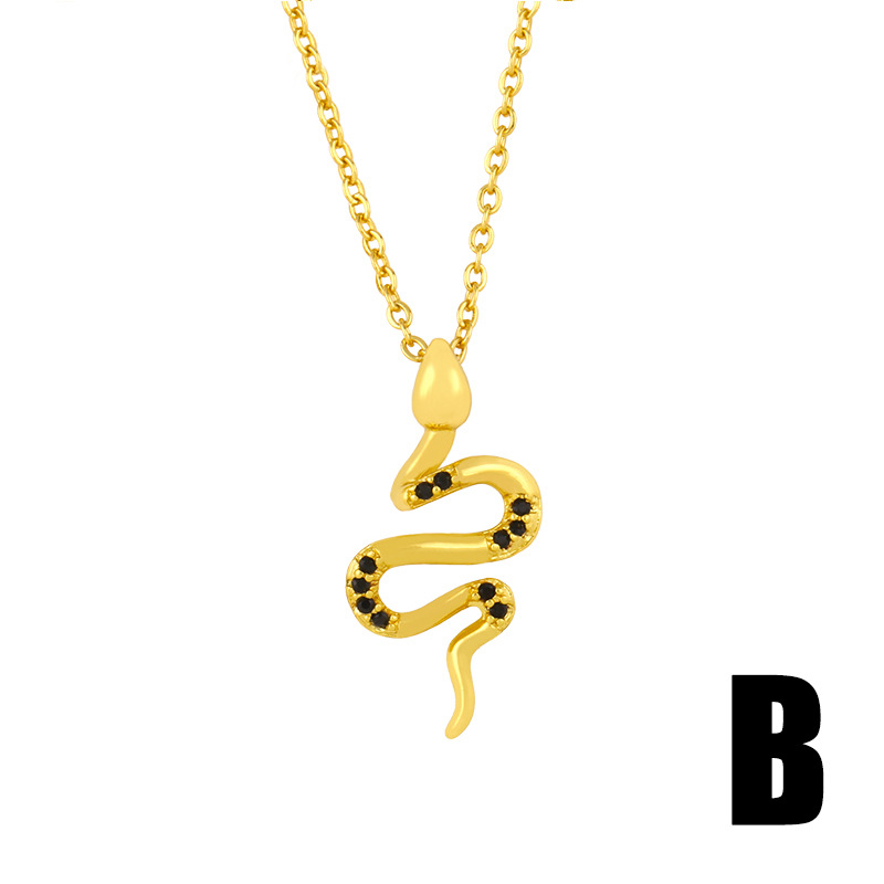 Fashion Creative Snake Clavicle Chain Necklace Wholesale display picture 5