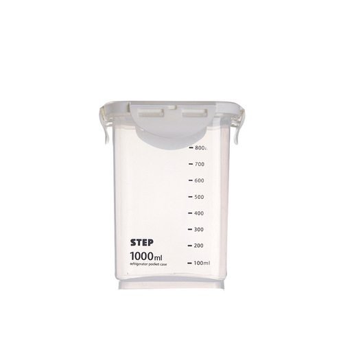650 sealed jar transparent cake packaging crisper plastic household kitchen snack square jar miscellaneous grain storage