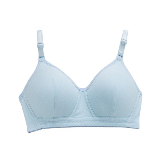 Summer Korean style simple girl underwear junior high school student underwear development period underwear pure cotton no wire bra