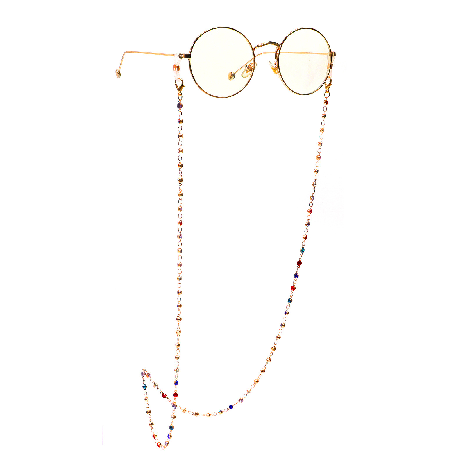 Fashion  Colorful Rhinestone Handmade Glasses Chain Wholesale Nihaojewelry display picture 4