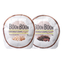 椰子脆片泰國BOONBOON原味/巧克力椰子片40g（4袋起發一件代發）