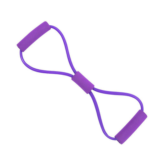 Eight-letter resistance band, elastic resistance band, back and chest expander, Pilates yoga TPE resistance band, 8-letter resistance band