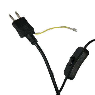 厂家定制 日规二插三插电源线  +303开关/304开关 品字尾梅花尾线|ru