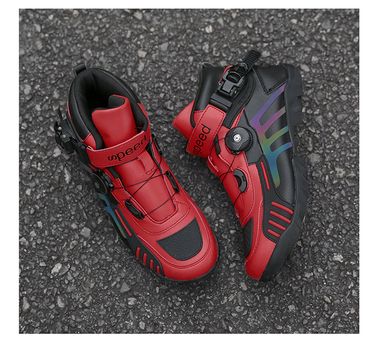 Men's Work Boots Leather Bohemian Low Heel Pointed Toe Square Toe Slip-On Buckle Outdoor Formal Events Boots Shoes_voghion.com