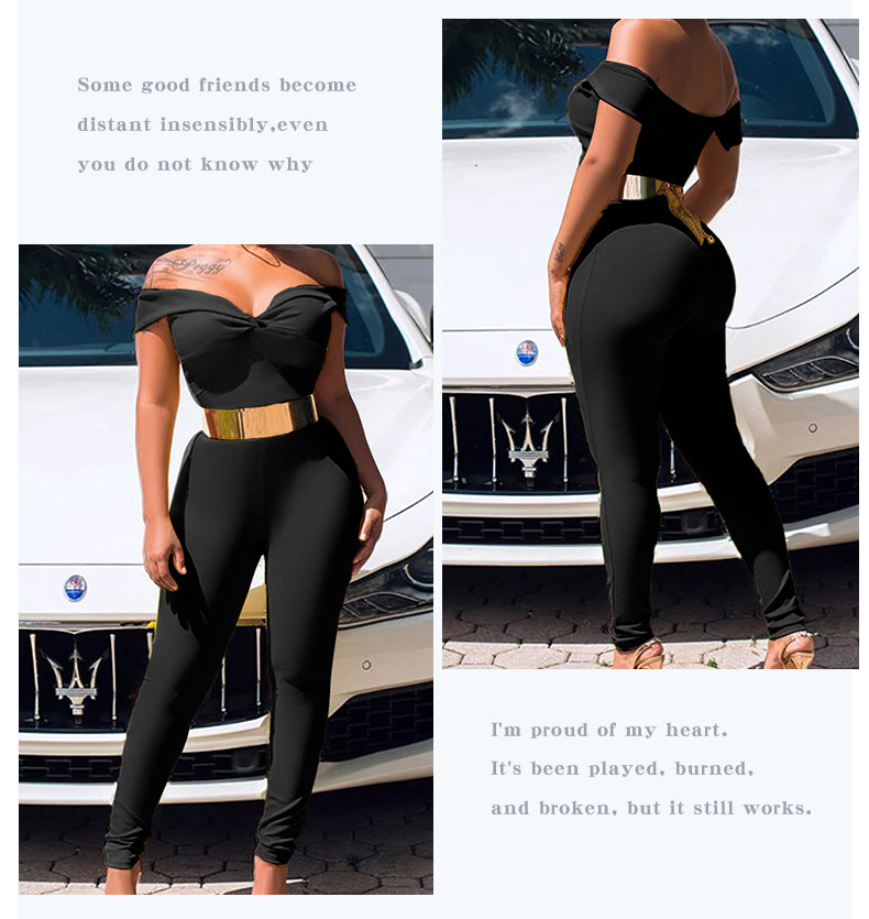 women s solid color tube top jumpsuit nihaostyles clothing wholesale NSLAI76363