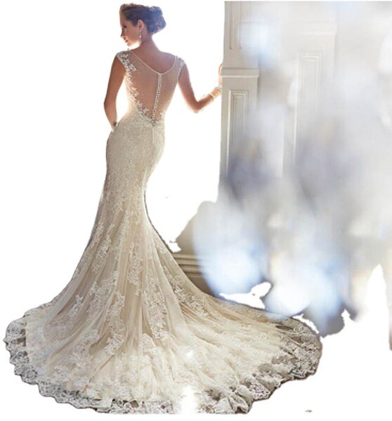 Mixed batch 2025 new lace fishtail wedding bride bride large size…