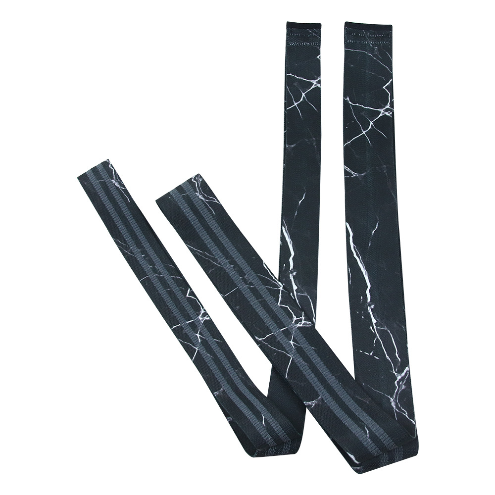 厂家直销长款大理石黑白纹理翘臀圈瑜伽阻力带练肩膀提臀辅助健身|ms