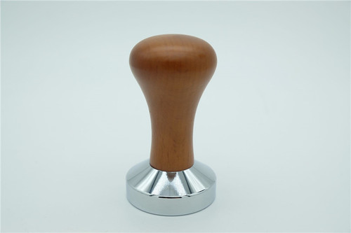 Stainless steel coffee press, wooden handle press hammer, coffee machine handle powder dispenser, coffee accessories wholesale