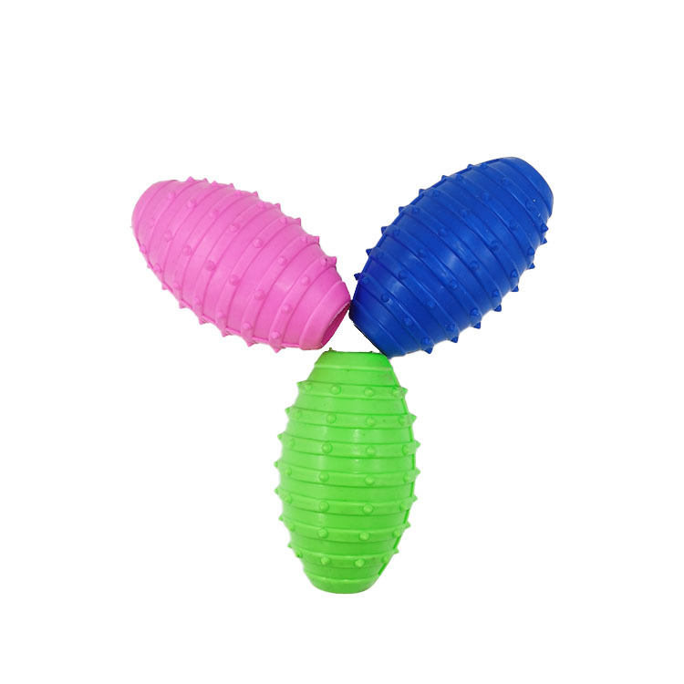 Transfronterizos TPR bola de goma juguetes para perros resistentes al mordimiento de dientes entrenamiento acústico juguetes vocales bola fábrica de juguetes para mascotas